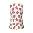 thumbnail image 5 of Fotbe Strawberries Womens Loose Fit Casual Flowy Slim-Fit Tank Tops Athletic Round Neck Trendy Sleeveless Summer Tops for Gym and Yoga-Large, 5 of 9