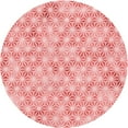 thumbnail image 1 of Ahgly Company Indoor Round Patterned Deep Rose Pink Area Rugs, 8' Round, 1 of 6