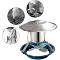 thumbnail image 4 of Ventilador de escape de chimenea de 120 W con carcasa de acero inoxidable y motor de cobre para una eliminación confiable de humo en aplicaciones de calefacción residencial, 4 of 9