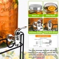 thumbnail image 2 of Dispensador de bebidas Gasgimos, vaso de 1 galón con soporte, paquete de 2, 2 of 6
