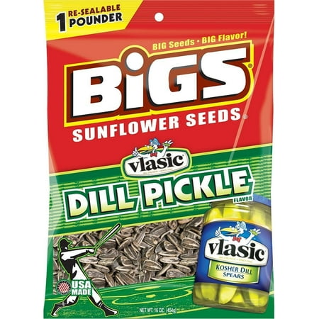 8 Packs S Vlasic Dill Pickle Sunflower Seeds 16 Ounce Bag 8 Packs S Vlasic Dill Pickle Sunflower Seeds 16 Ounce Bag