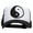 White Black, variant on Yin Yang Black and White Patched 5 Panel High Profile Poly Cotton Twill Mesh Trucker Cap - White Navy OSFM
