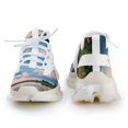 thumbnail image 4 of Sunset Scenery Fashion Women's Nurse Shoes Casual Flat Sneaker Print Ladies Lace Up Light Walking Shoe Breathable Footwear, 4 of 8