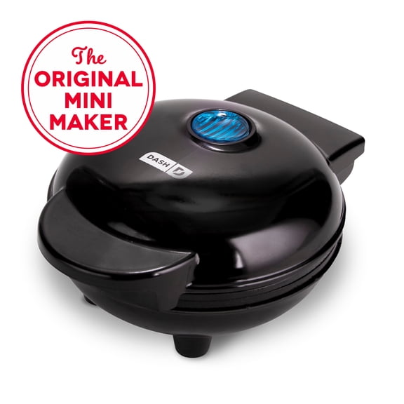 Dash Mini Maker Portable Grill Machine   Panini Press for Gourmet Burgers, Sandwiches, Chicken   Other On the Go Breakfast, Lunch, or Snacks with Recipe Guide, Black