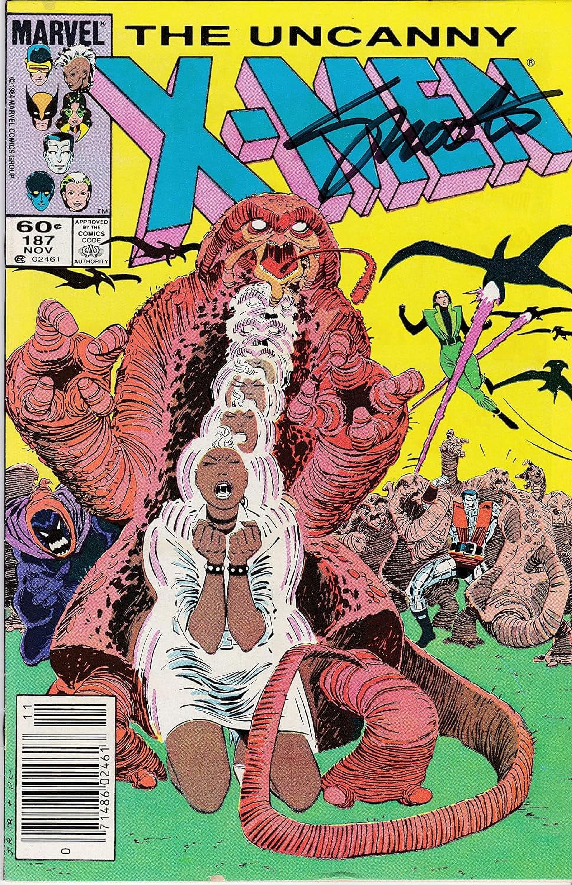 Uncanny X-Men #187 NM Signed Jim Shooter