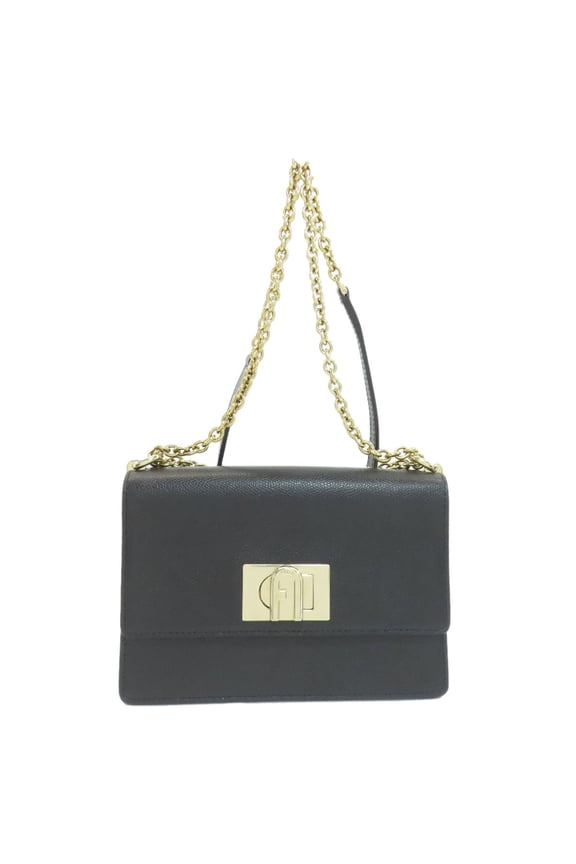 Pre-Owned Furla Arch Logo Shoulder Bag Leather Women's (Good)