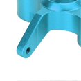 thumbnail image 2 of 2Pcs RC Metal Steering Knuckles, RC Aluminum Alloy Steering Hub Carrier for JLB 1/10 Truck, Blue, 2 of 4
