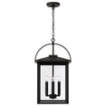 thumbnail image 3 of 4 Light Outdoor Hanging Lantern In Farmhouse Style-23.5 Inches Tall And 13.25 Inches Wide Capital Lighting 948042Bk, 3 of 5