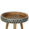 thumbnail image 5 of Dining Tables Artisan Furniture Solid Wood Small Dotted End Table,Coffee Tables, 5 of 8