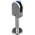 thumbnail image 1 of Soporte de abrazadera en U de acero inoxidable 304 para paneles de vidrio sin marco. Afortunado Sencillez, 1 of 5