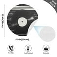thumbnail image 3 of Disk Music Black Round Placemats Plate Mats 15 Inch Non-Slip Heat Resistant Washable PVC Set Indoor for Kitchen Dining Table 1PC, 3 of 6