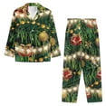 thumbnail image 3 of Suhoaziia Women Nightwear Pajama Sets Novelty Christmas Bell Ball Tee and Pant Sleepwear Pjs Sets 2-Piece Spring/Fall Clothing Size L,Matching Set Indoor Activities Button Outfits, 3 of 6