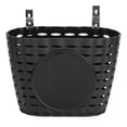 thumbnail image 1 of Percha delantera de plástico resistente para bicicletas de niños, bolsa de almacenamiento en color negro Cesta para bicicleta de niño, 1 of 8