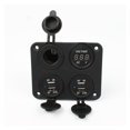 thumbnail image 7 of Car Digital Voltmeter With Dual USB Charger Waterproof Cigarette Lighter Socket Power Port Outlet Sockets RV Yacht Accessories
--------
,Car Accessories, 7 of 7
