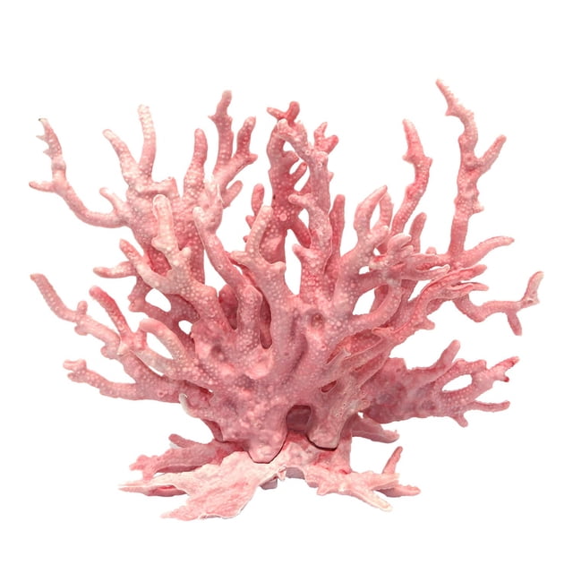 Adorno de Coral para acuario Artificial, decoración de plantas de pecera de plástico para paisaje de acuario, pecera, jardín