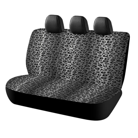 Animal Print Car Rear Seat Cover, Suitable for Automobiles SUV、 General Motors Back Seat Protectors for Cars, Trucks