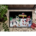 thumbnail image 3 of Carolines Treasures PJC1082MAT North Pole Welcomes You Penguins Door Mat Indoor Rug or Outdoor Welcome Mat 18x27 Doormat, 3 of 4
