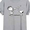 thumbnail image 3 of Peanuts - Rerun And Snoopy Bubbles - Juniors Ideal Flowy Muscle T-Shirt, 3 of 6