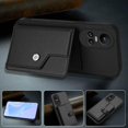 thumbnail image 2 of FOXDOCK Case for OPPO Reno 10 RFID-Blocking Card Holder - Stylish Button Closure Design, 2 of 4