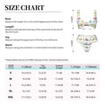 thumbnail image 2 of Honeii Happy Easter Rabbit Print Women’s Bikini Set,Two Piece Swimsuit Bathing Suits,Stylish High Elasticity Swimwear for Beach and Pool, 2 of 3