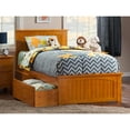 thumbnail image 4 of Nantucket Platform Bed with Matching Foot Board with 2 Urban Bed Drawers, Multiple Colors, Multiple Sizes, 4 of 7