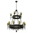thumbnail image 4 of Meyda Tiffany 179668 Marta 15 Light 51" Wide Ring Chandelier - Bronze, 4 of 5