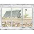 thumbnail image 3 of Jacobs, Cindy 14x12 Black Modern Framed Museum Art Print Titled - Farmland View, 3 of 5