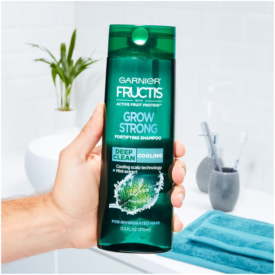 binding Elastisch vloeiend Garnier Fructis Grow Strong Cooling Deep Clean Shampoo, 22 fl oz -  Walmart.com
