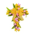 thumbnail image 1 of Matsuzay Ilumina tu hogar con una para la puerta principal, una cruzada, un encantador regalo para exteriores, una guirnalda colgante para la Decoración del hogar amarillo, 1 of 6