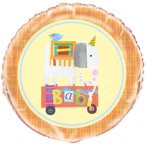 Foil Circus Baby Shower Balloon, 18 in, 1ct