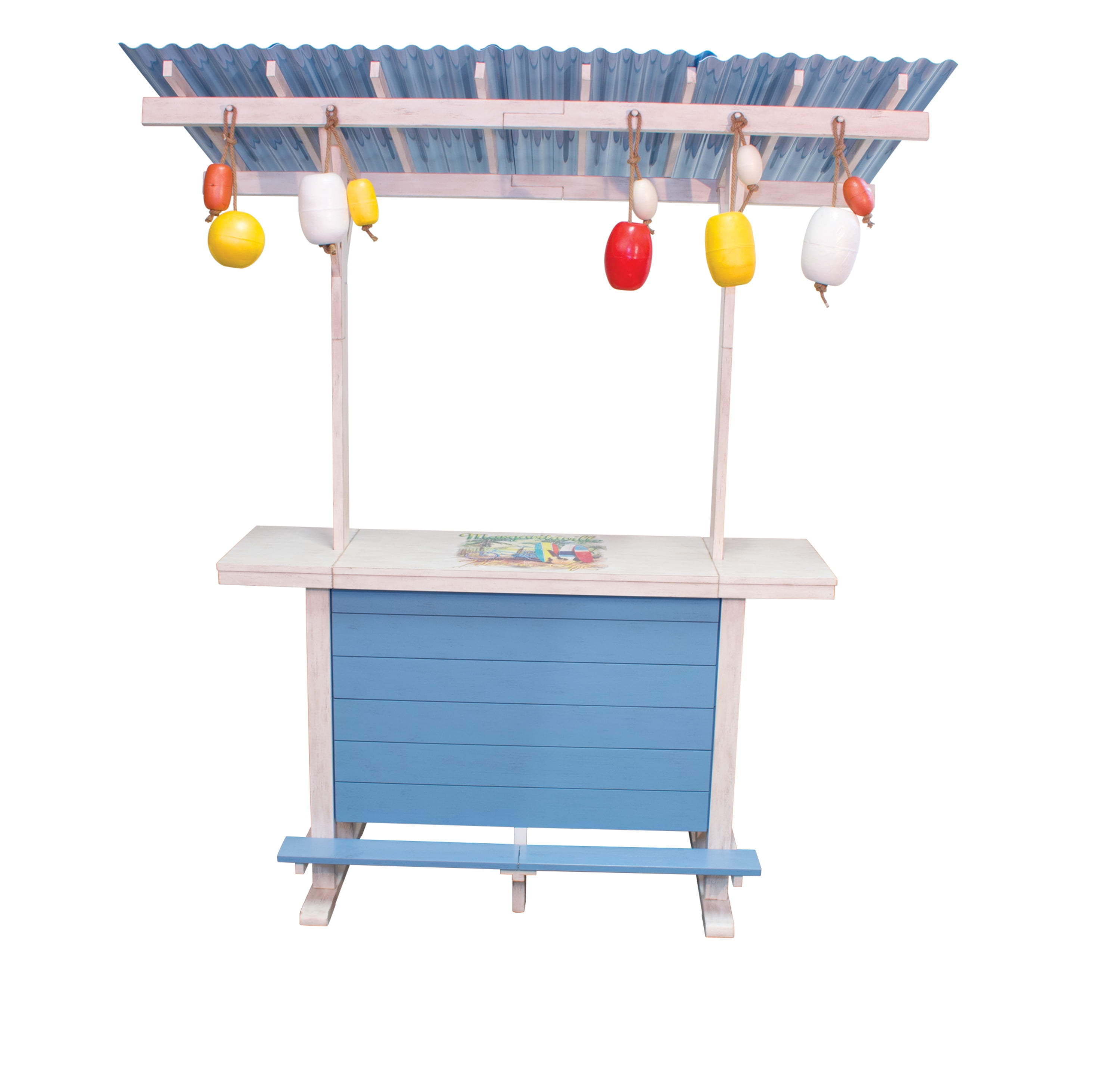 Margaritaville Surf Shack Bar, White/Blue