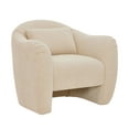 thumbnail image 3 of Beautiful Barrymore Teddy Accent Chair by Drew Barrymore, Cream Tweed, 3 of 12