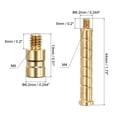 thumbnail image 2 of Unique Bargains 25/100 Grain Archery Arrow Insert 0.244 Inch Brass Arrow Weight Bolt for Field Points Shaft, 6 Set, 2 of 5
