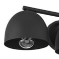 thumbnail image 4 of Hunter - Erling 3-light Matte Black, Medium Size Vanity Light, Dimmable, Modern Style, Vanity Shaped, for Bedrooms, Kitchens, Dining, Living Rooms - 48136, 4 of 7