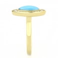 thumbnail image 5 of Womens Ring Semi-Precious Turquoise Stainless Steel, 5 of 6