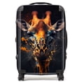 thumbnail image 1 of Golden Giraffe Face Splashart Suitcase, 1 of 13