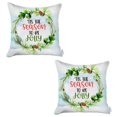thumbnail image 3 of Set of 2 Tis the Season Christmas Throw Pillows, 3 of 3