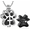 Black, variant on Pet Cremation Jewelry Pet Paw Urn Necklace for Ashes Always in My Heart Urn Locket for Ashes Memorial Dog/Cat Keepsake Necklace