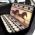 thumbnail image 3 of HUISEFOR Tribal Horse Car Seat Covers Full Set 4 Pack Breathable Front Rear Seat Protectors Fashion Interior Auto Accessories Comfortable Universal Fit for SUV Sedan, 3 of 6