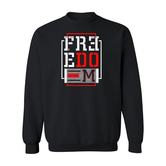 Freedom  Sweatshirt Men -Image by Shutterstock, Male Small