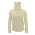 thumbnail image 4 of Olyvenn Women's UPF 50+ Sun Protection Shirts Outdoor Breathable Long Sleeve Shirt for Hiking Fishing with Face Mask Beige M, 4 of 5