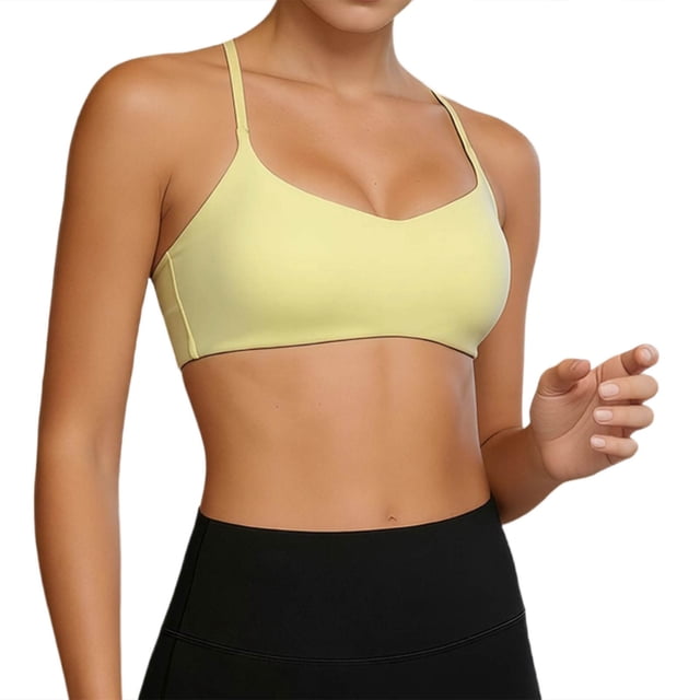 Yoga Bra for HighImpact Activities Supportive Adjustable Strap Sports Top for Exercise Running Yoga and Workouts