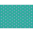 thumbnail image 1 of Ahgly Company Machine Washable Indoor Rectangle Transitional Bright Cyan Blue Area Rugs, 2' x 3', 1 of 7