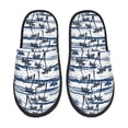thumbnail image 1 of Balery Palm Tree Pantuflas de Casa de Felpa Silenciosas con Diseño Estampado, Zapatillas Cómodas Antideslizantes de Algodón para Interior-Medium, 1 of 8