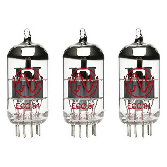 Ensemble de Trois Tubes de Préampli JJ ECC81/12AT7