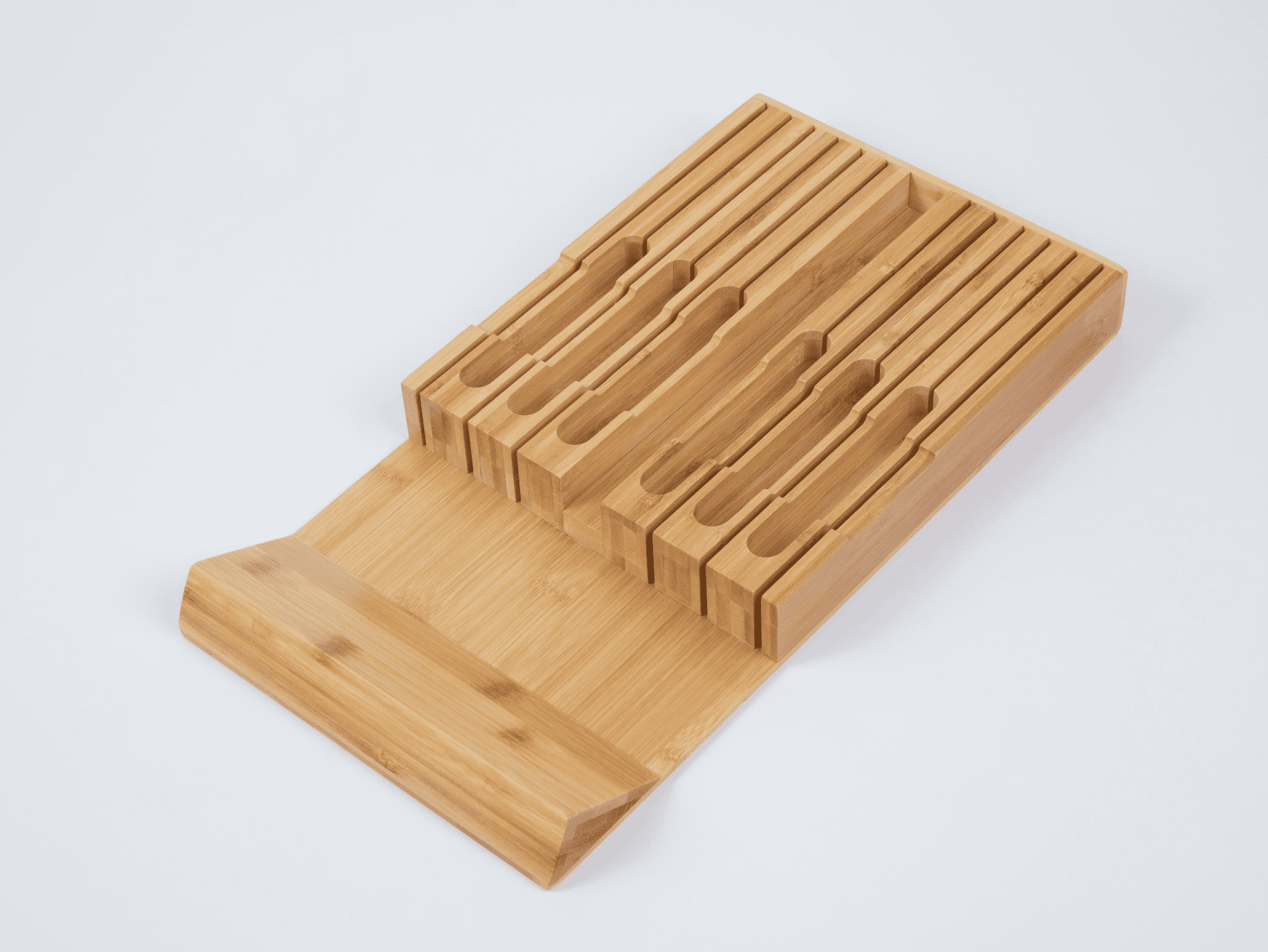 Mainstays 12 Slot Bamboo In-Drawer Knife Block