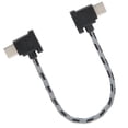 thumbnail image 3 of M Buder Cable de Datos Tipo C a Tipo C de 15 cm en Ángulo Recto para Controlador Remoto DJI Mavic Air 2, Mini 2, Osmo Pocket, Alta Velocidad y Conexión Estable, 3 of 9