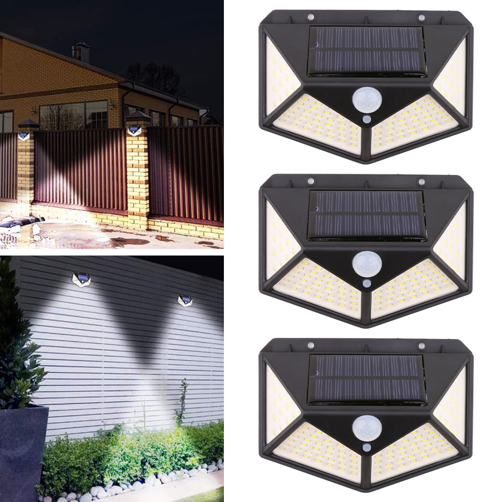 Details about   Solar Powered PIR Motion Sensor Light Outdoor Garden Security Wall Light 