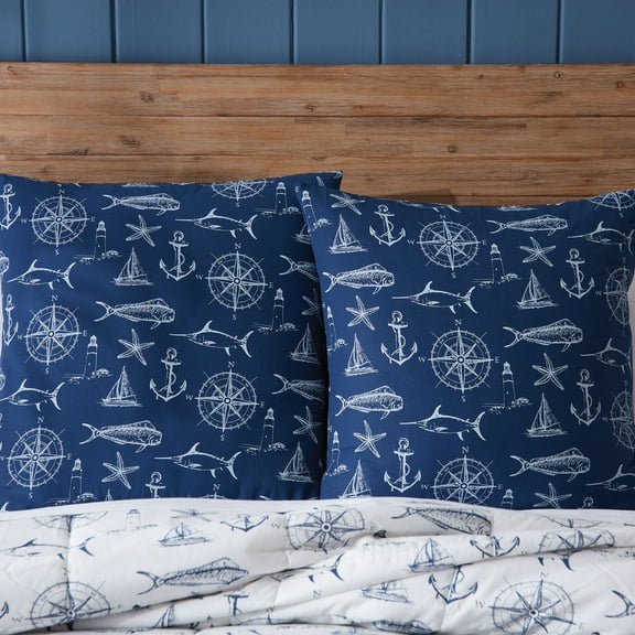 Split P Captain Quarters Euro Sham