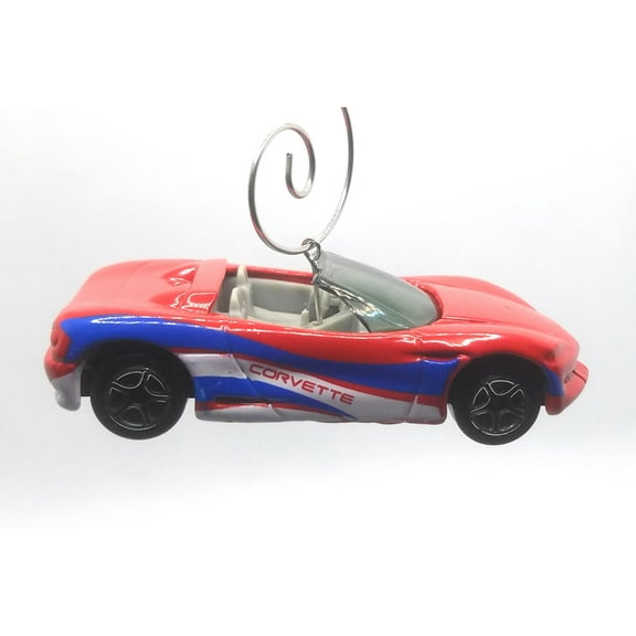 Christmas Ornament for Chevy Corvette Stingray III Red Blu White